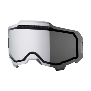 100% Lens ARMEGA / ARMATIC - Injected Dual Vented Mirror Silver Flash