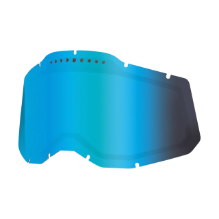 100% Lens RC2/AC2/ST2 - Dual Vented Mirror Blue