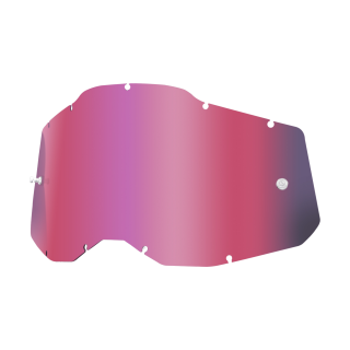 100% Lens RC2/AC2/ST2 - Standard Mirror Pink