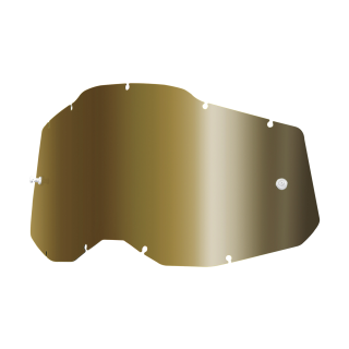 100% Lens RC2/AC2/ST2 - Standard Mirror True Gold