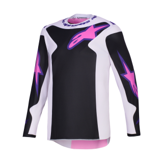 Alpinestars Motocross Jersey 2026 Fluid Grid - Black / Light Grey / Purple