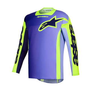 Alpinestars Motocross Jersey 2026 Racer Portl - Purple / Fluo Yellow