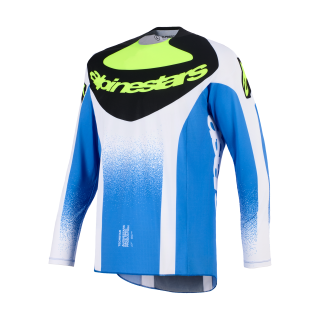Alpinestars Motocross Jersey 2026 Techstar Knif - Ucla / Blue / Black / Fluo Yellow