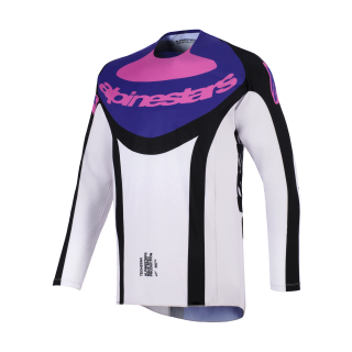 Alpinestars Motocross Jersey 2026 Techstar Knif - Black / Light Grey / Purple
