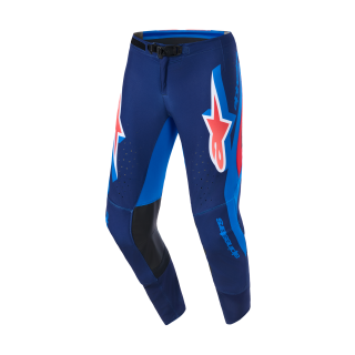 Alpinestars Motocross Pants 2026 Supertech Vista - Dark Navy / Hot Coral / Cobalt