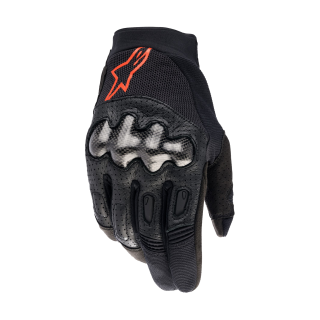 Alpinestars Motocross Gloves 2026 Megawatt - Black / Fluo Red