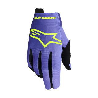 Alpinestars Motocross Gloves 2026 Radar - Purple / Fluo Yellow