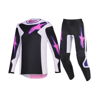 Alpinestars Motocross Gear 2026 Fluid Grid - Black / Light Grey / Purple