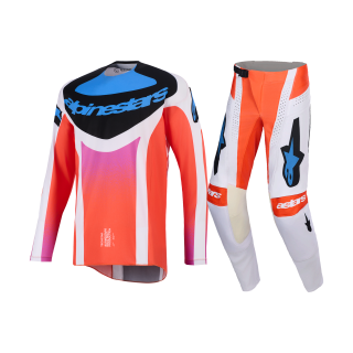 Alpinestars Motocross Gear 2026 Techstar Knif - Light Grey / Fluo Orange / Black