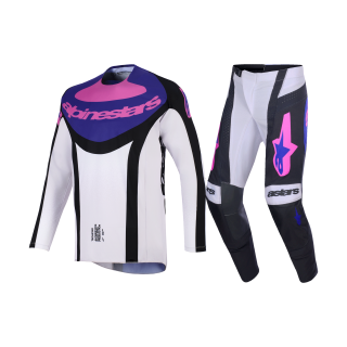 Alpinestars Motocross Gear 2026 Techstar Knif - Black / Light Grey / Purple