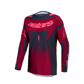 Alpinestars Women Motocross Gear 2027 Stella Techstar Swan - Crimson / Dark Grey / Rouge Red