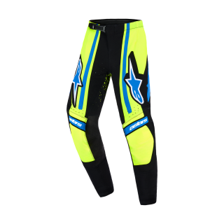 Alpinestars Youth Motocross Pants 2026 Supertech Nomur - Dark Navy / Fluo Yellow / Ucla / Blue
