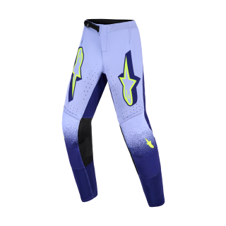Alpinestars Youth Motocross Pants 2026 Supertech Scenz - Purple / Fluo Yellow