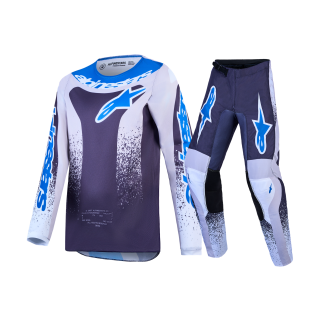 Alpinestars Youth Motocross Gear 2027 Fluid Drag - Graystone / Light Lilac / Ucla / Black