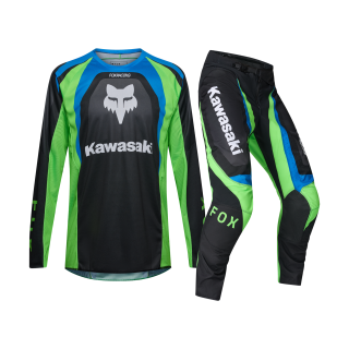 Fox Motocross Gear 2027 180 Kawasaki - Black