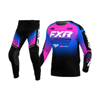 FXRウェア Yoth・XLサイズ パンツ・26 FXR Youth Motocross Gear Clutch - Black / Blue / Pink – MX-Deals