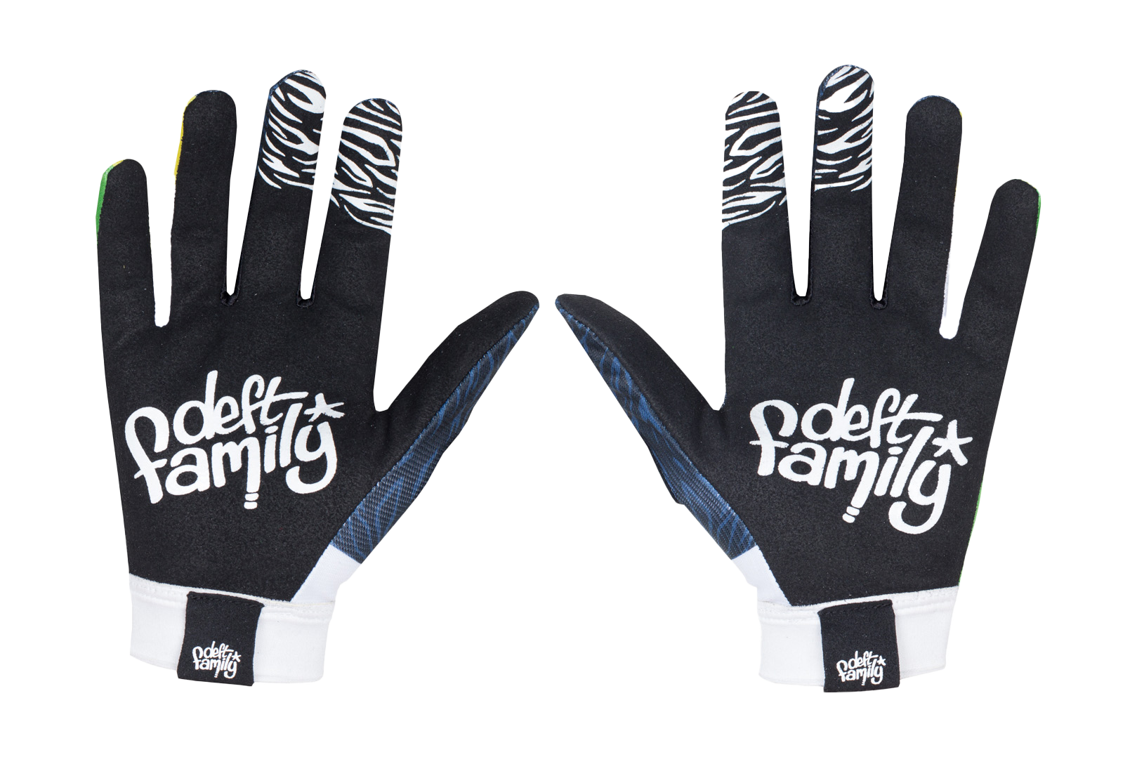 Deft Family Motocross Gloves ARTISAN Evident - Green / Yellow