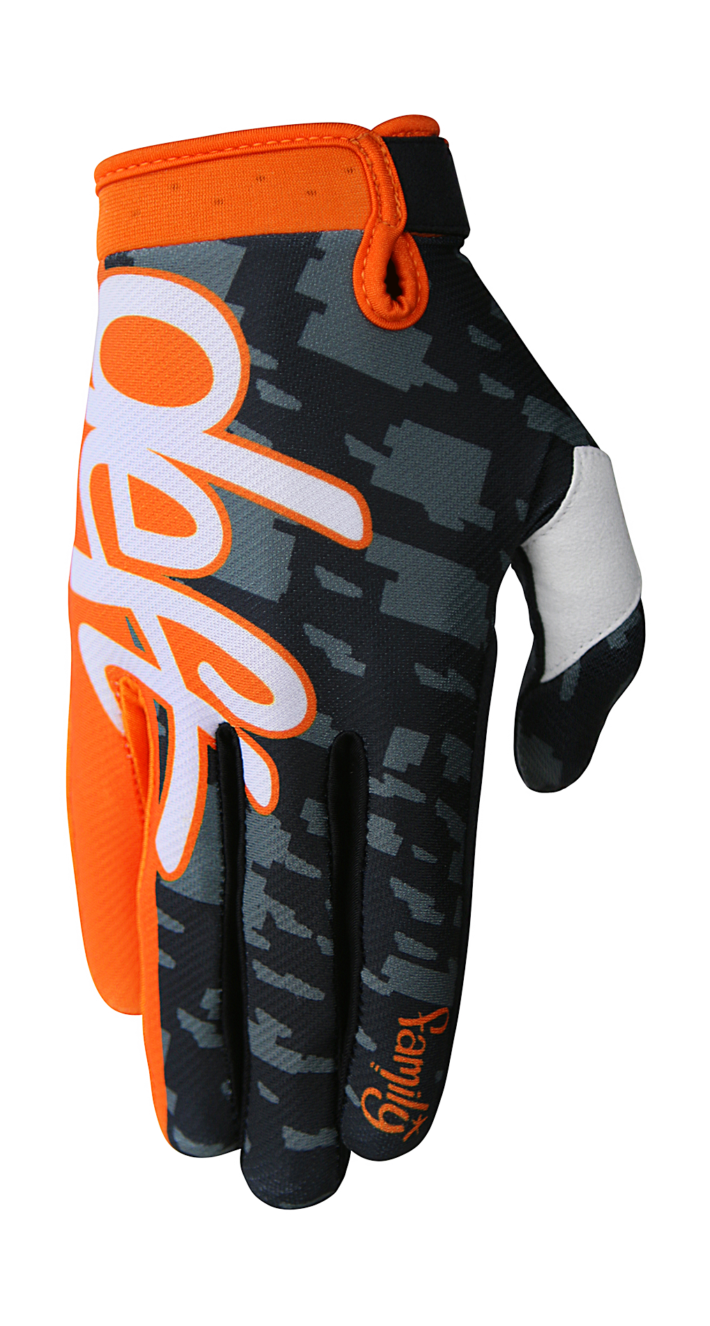Deft Family Motocross Gloves EQVLNT Camo - Orange