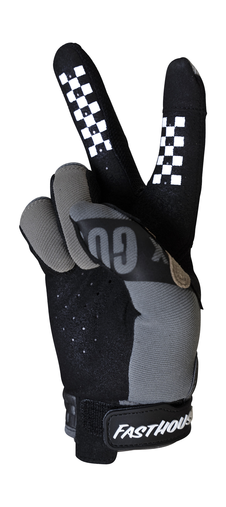 Fasthouse Motocross Gloves Speed Style Domingo - Black / Moss