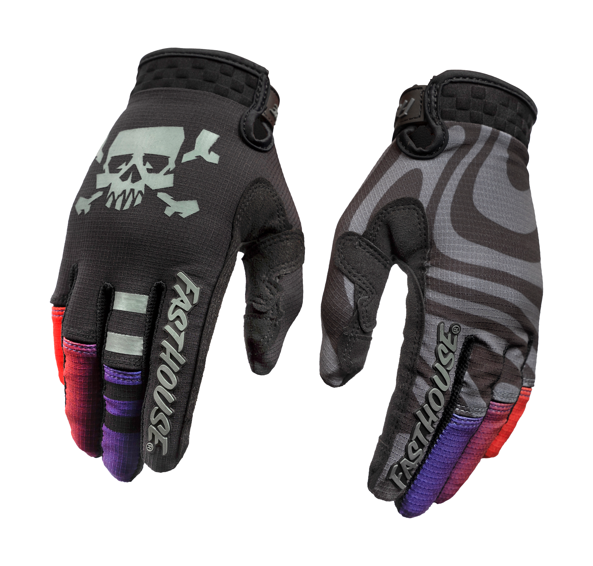 Fasthouse Motocross Gloves Speed Style Nova - Black