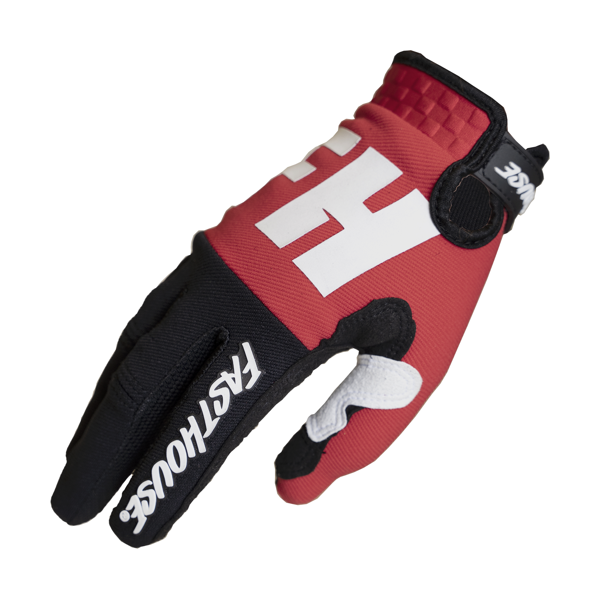Fasthouse Motocross Gloves Speed Style Remnant - Red / Black