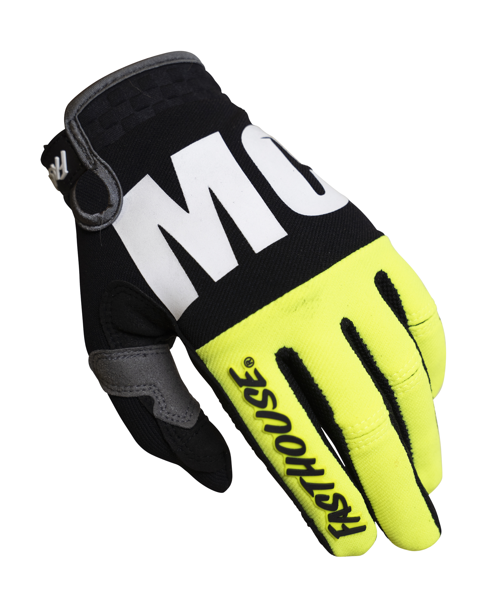 Fasthouse Motocross Gloves Speed Style Remnant - Black / High-vis