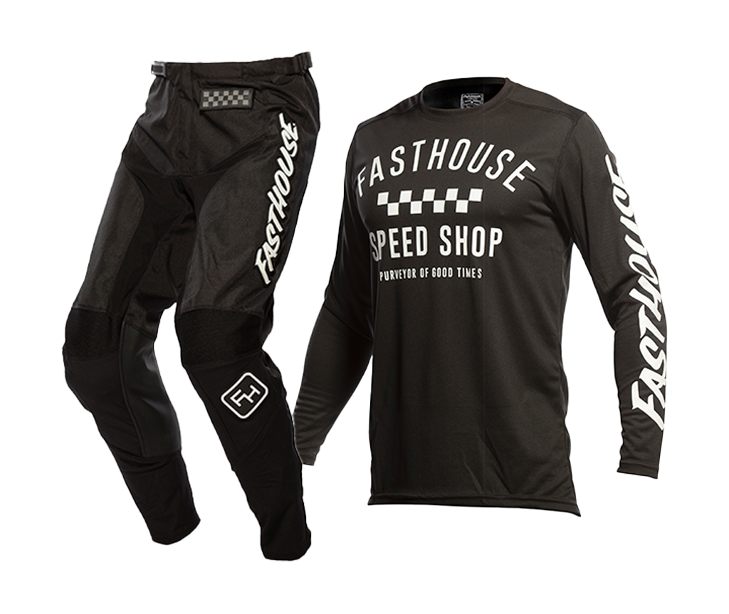 Fasthouse Motocross Gear Carbon - Black