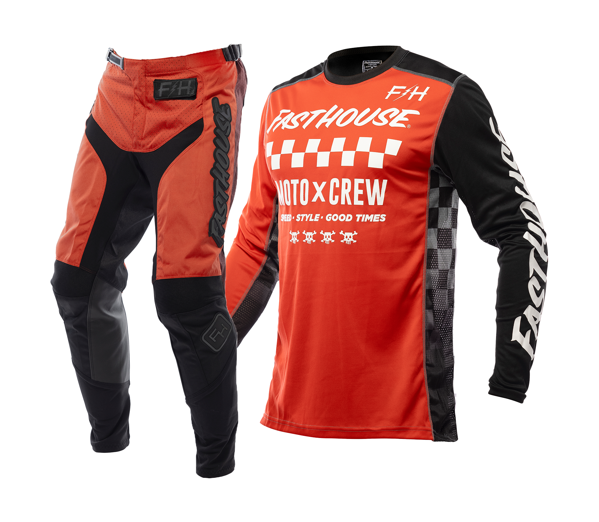 Fasthouse Motocross Gear Grindhouse Alpha - Red / Black