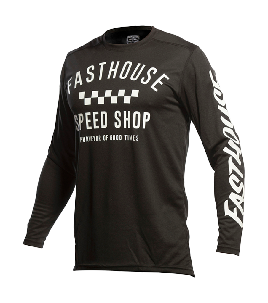 Fasthouse Youth Motocross Jersey Carbon - Black