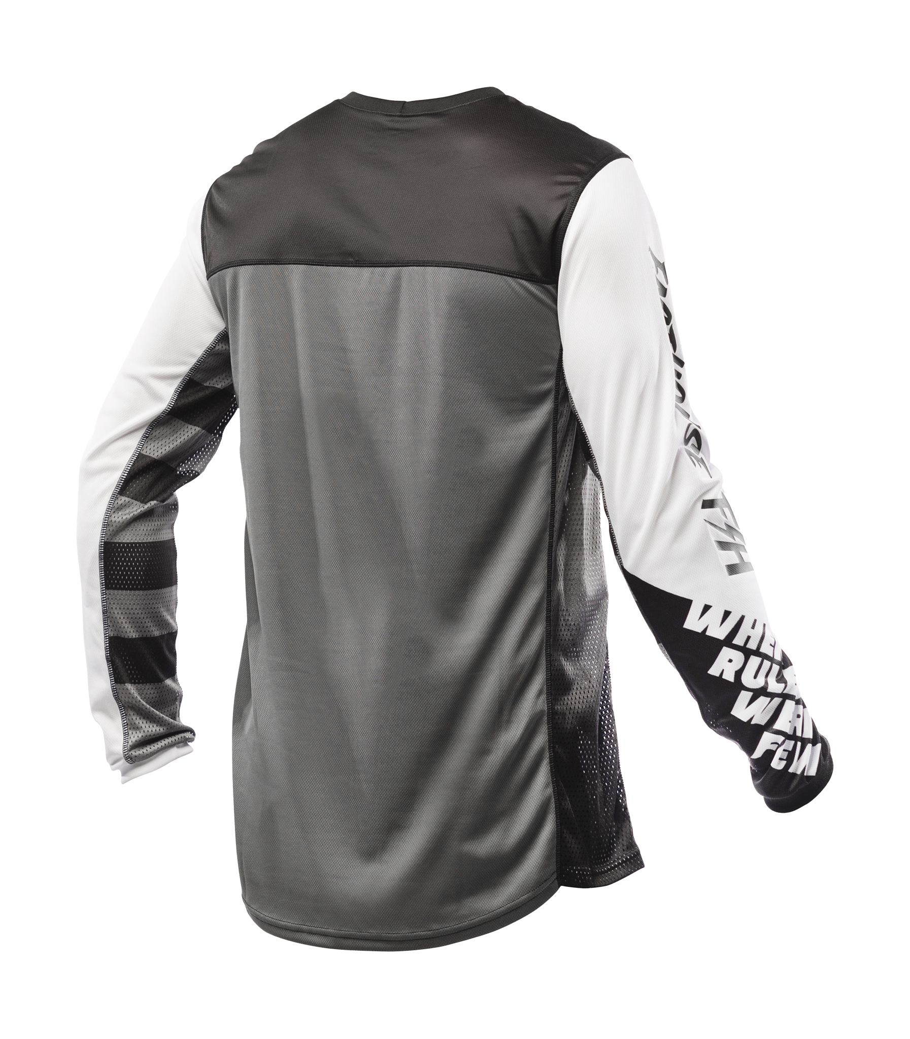 Fasthouse Youth Motocross Jersey Grindhouse Riot - White / Black