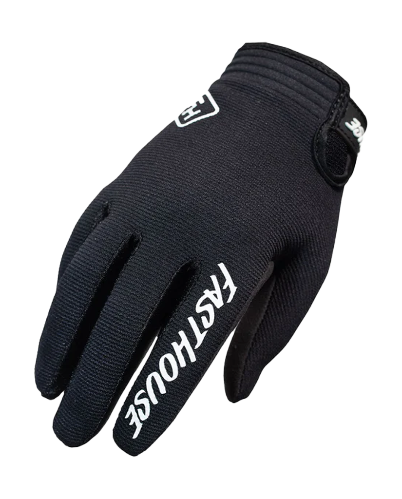 Fasthouse Youth Motocross Gloves Carbon - Black
