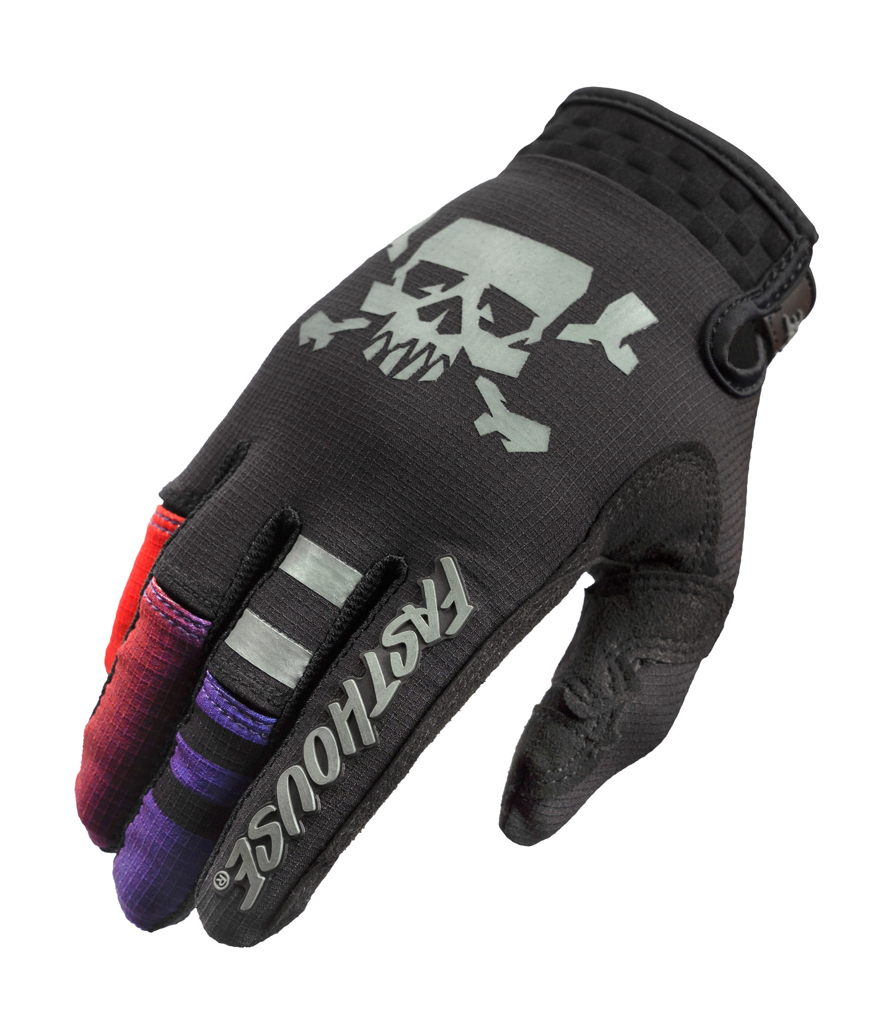 Fasthouse Youth Motocross Gloves Speed Style Nova - Black