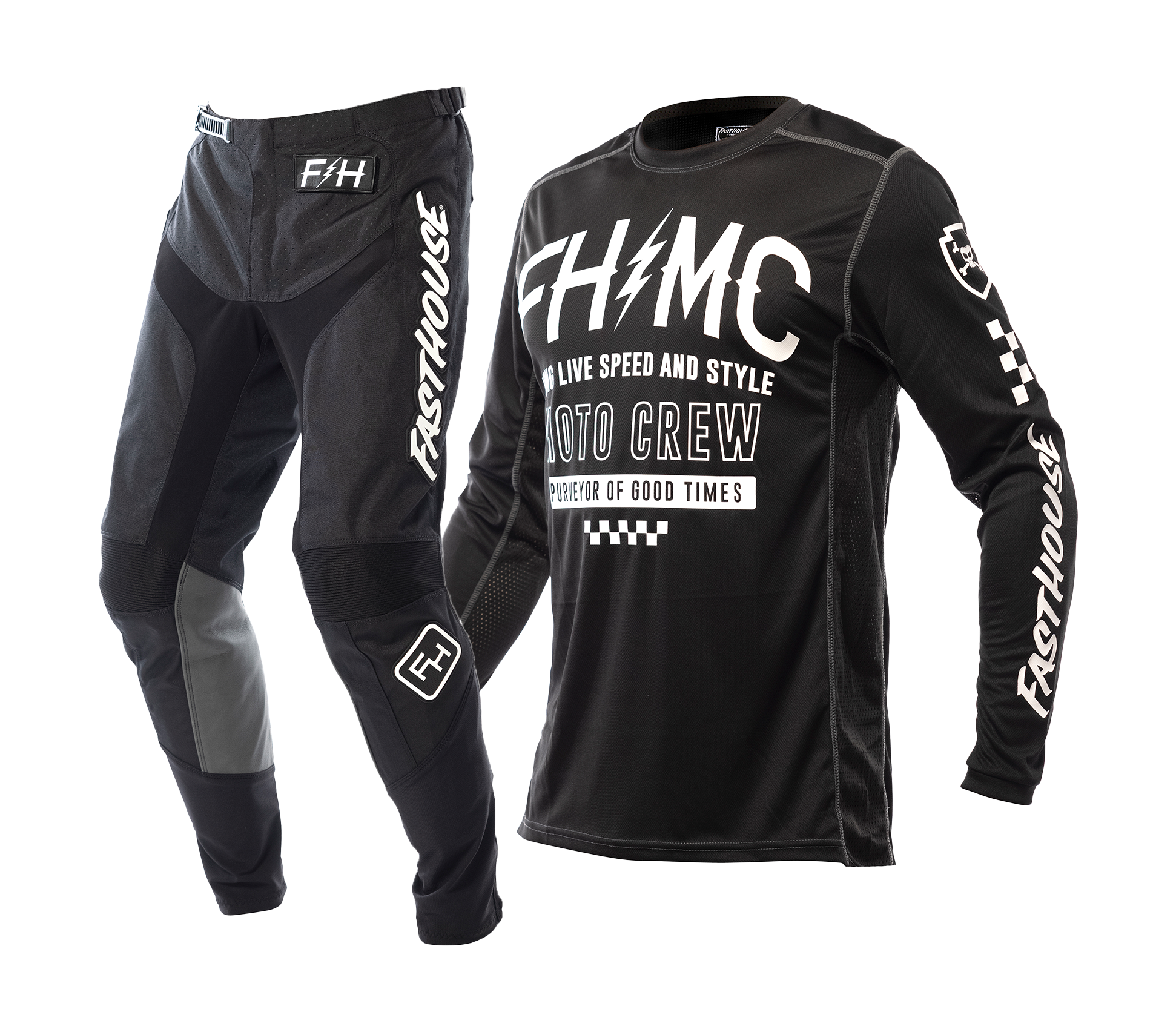 Fasthouse Youth Motocross Gear Grindhouse Cypher - Black