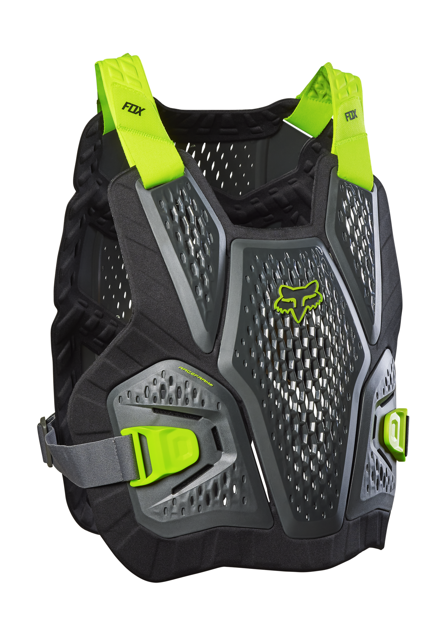 Fox Chest Protector Raceframe Impact - Dark Shadow