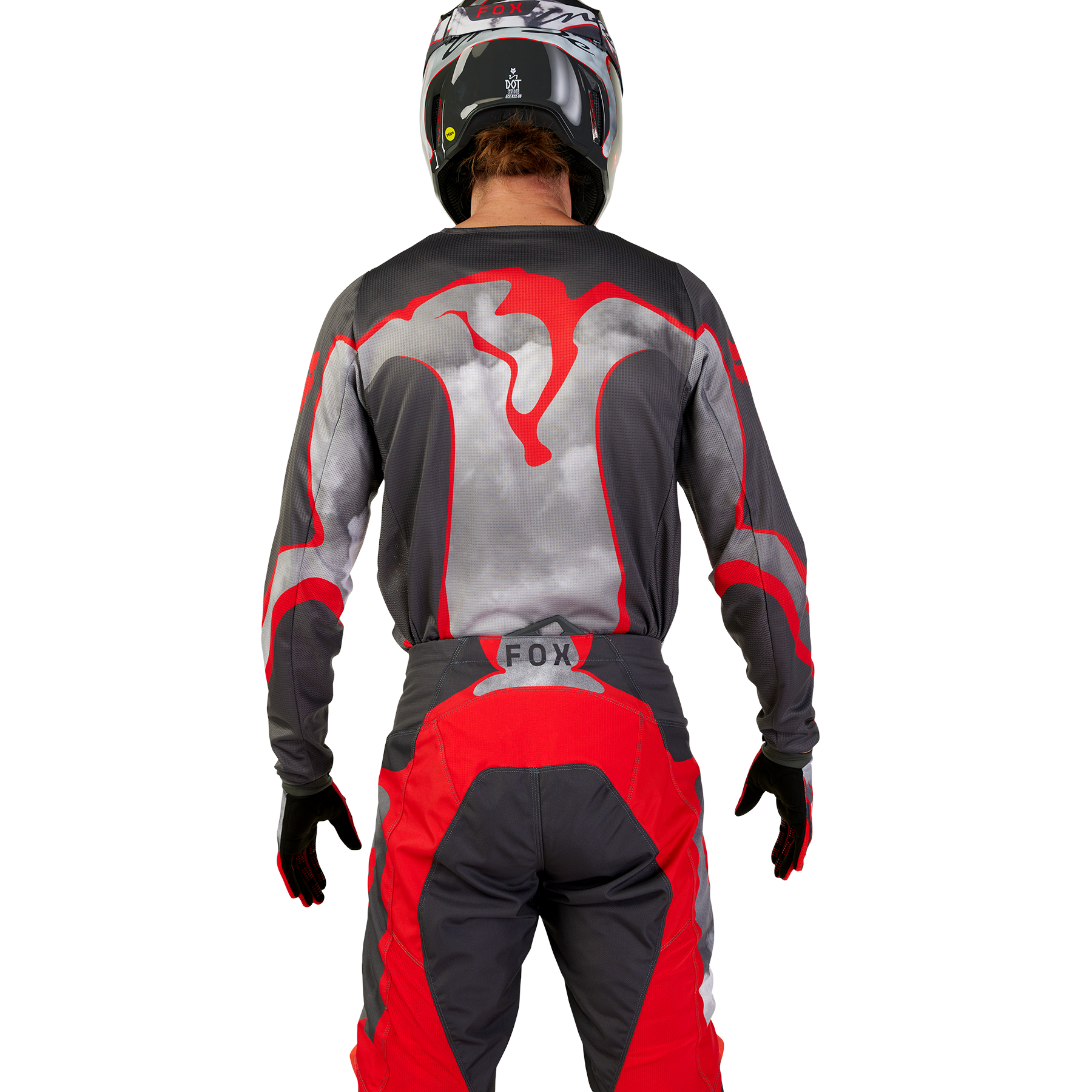 Fox Motocross Jersey 180 Atlas - Grey / Red