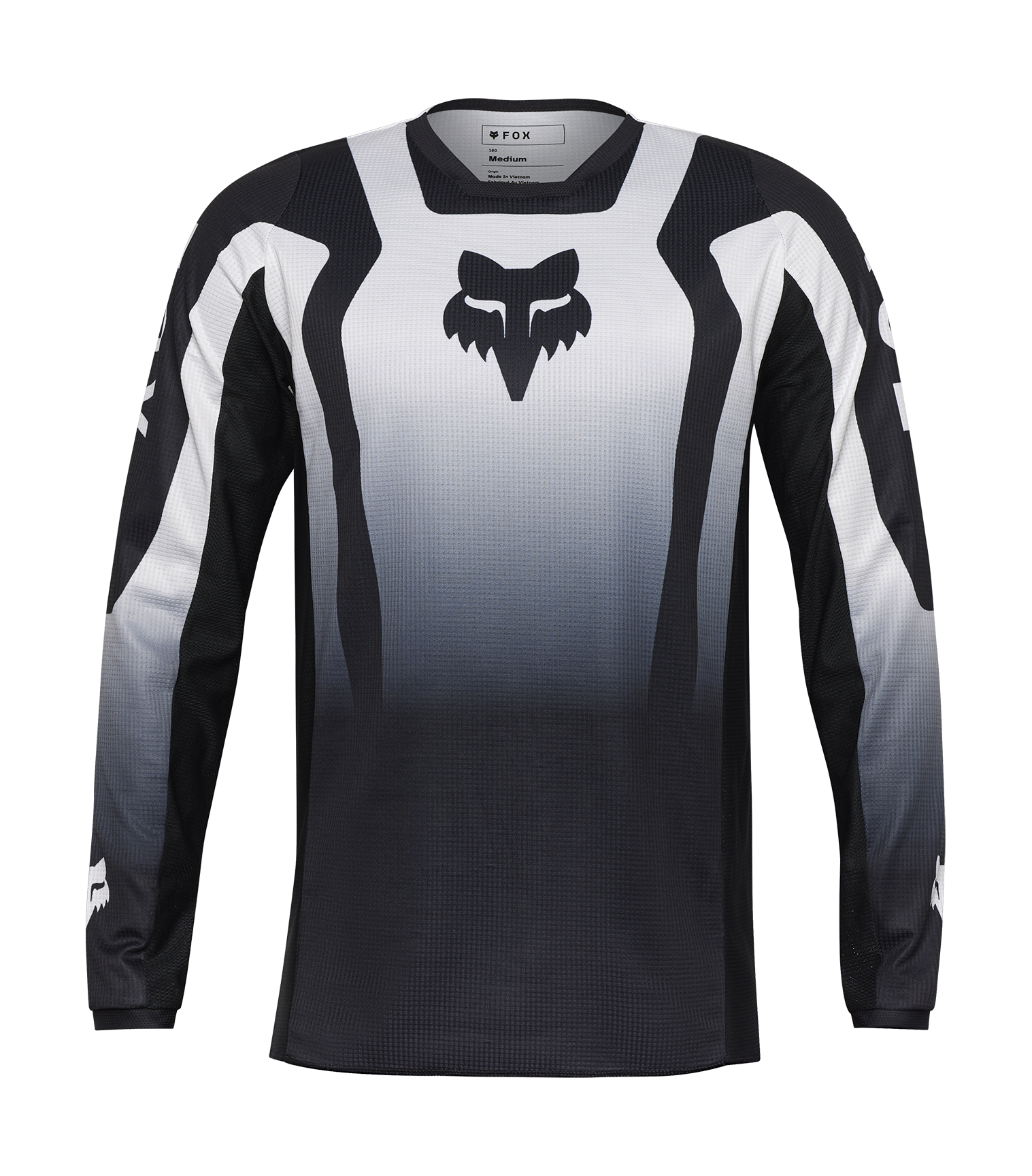 Fox Motocross Jersey 180 Lean - Black / White