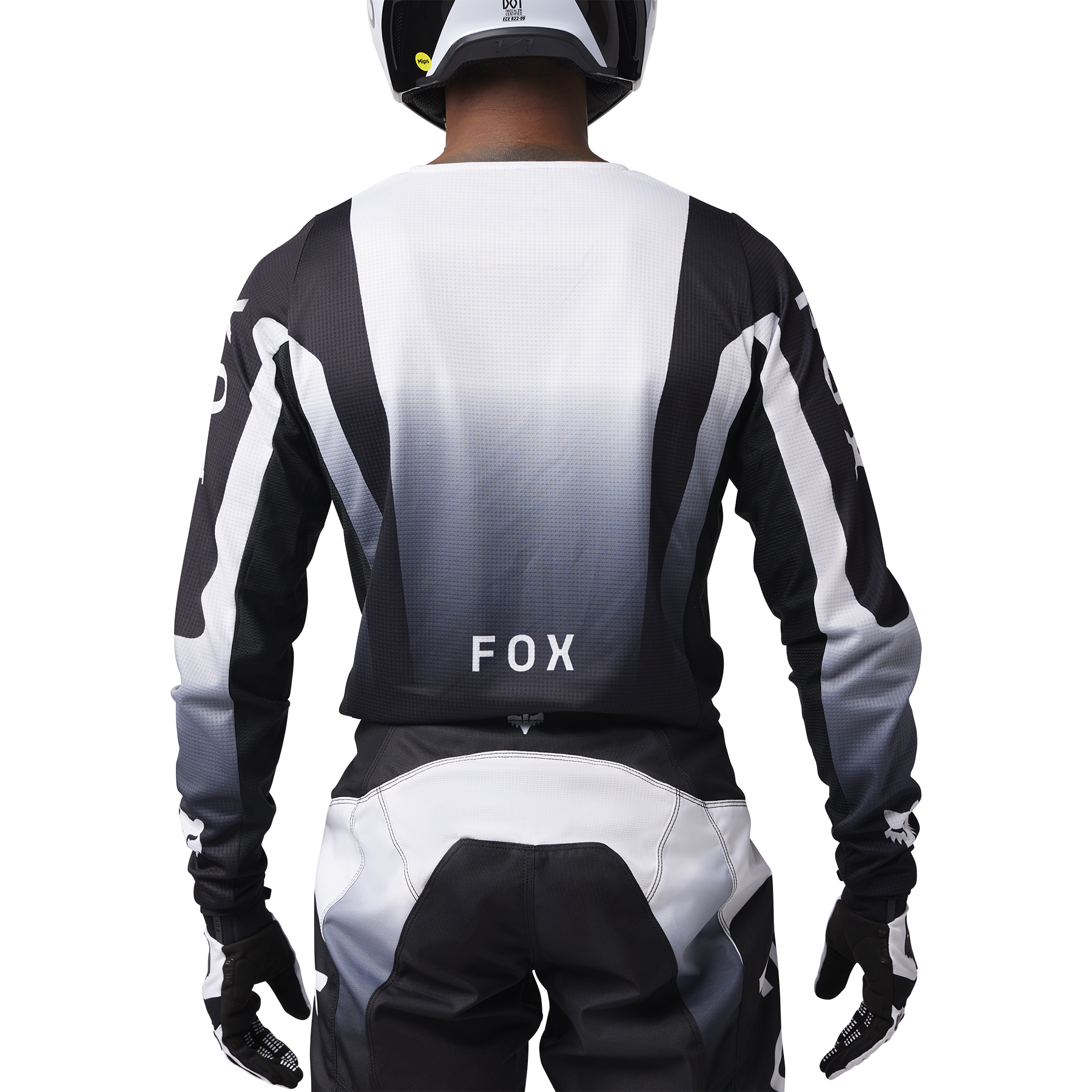 Fox Motocross Jersey 180 Lean - Black / White