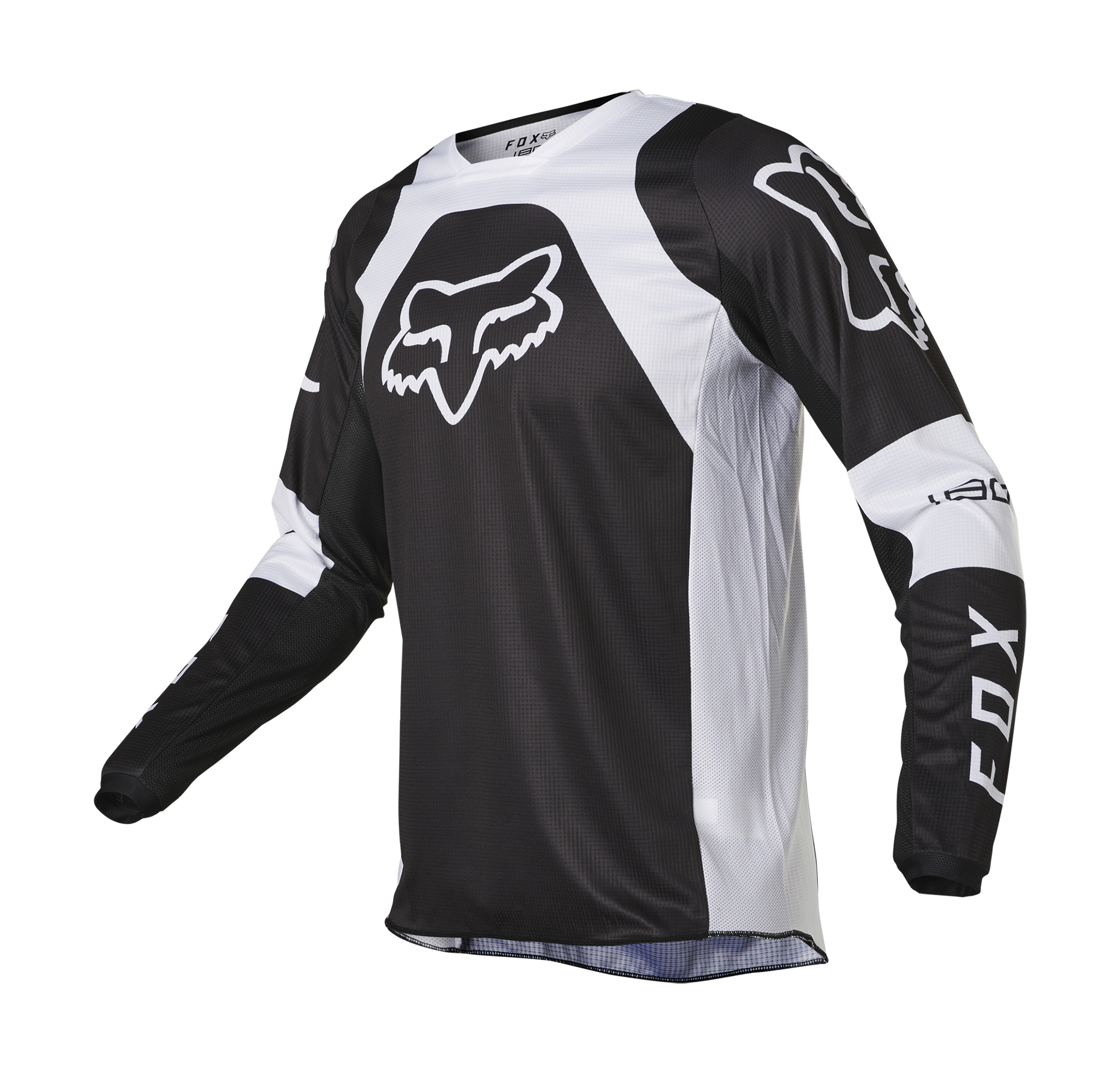 Fox Motocross Jersey 180 Lux - Black / White