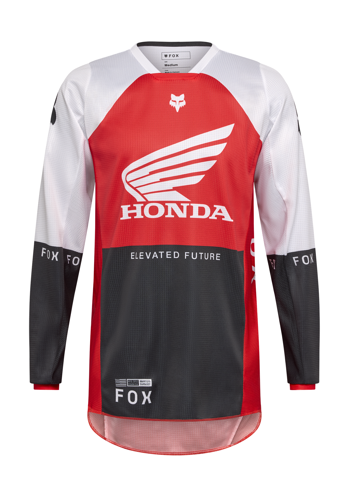 Fox Motocross Jersey 2026 180 Honda - Fluo Red