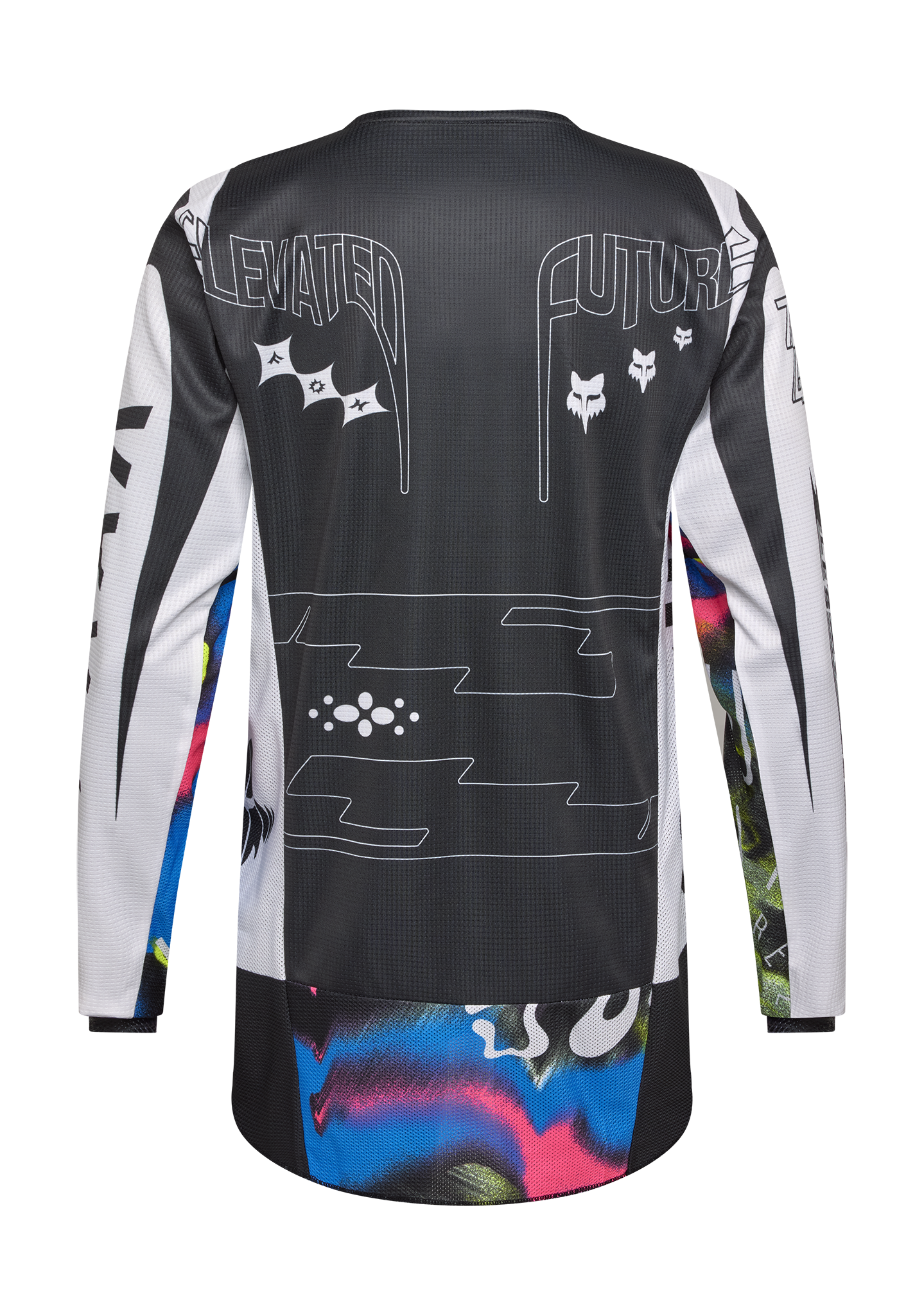 Fox Motocross Jersey 2026 180 Image Cosmo - White / Black