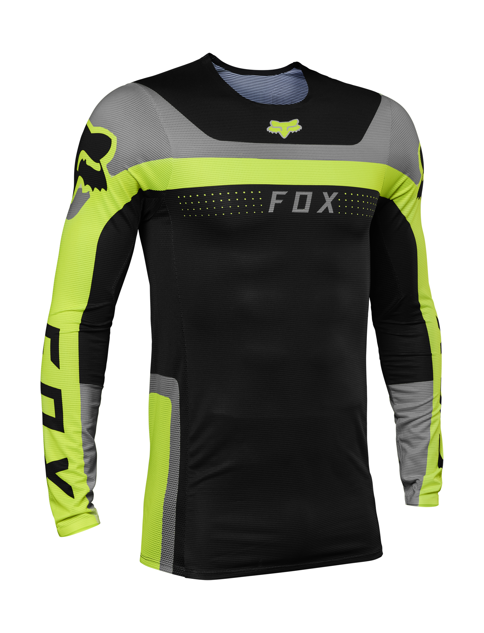 Fox Motocross Jersey Flexair Efekt - Fluo Yellow