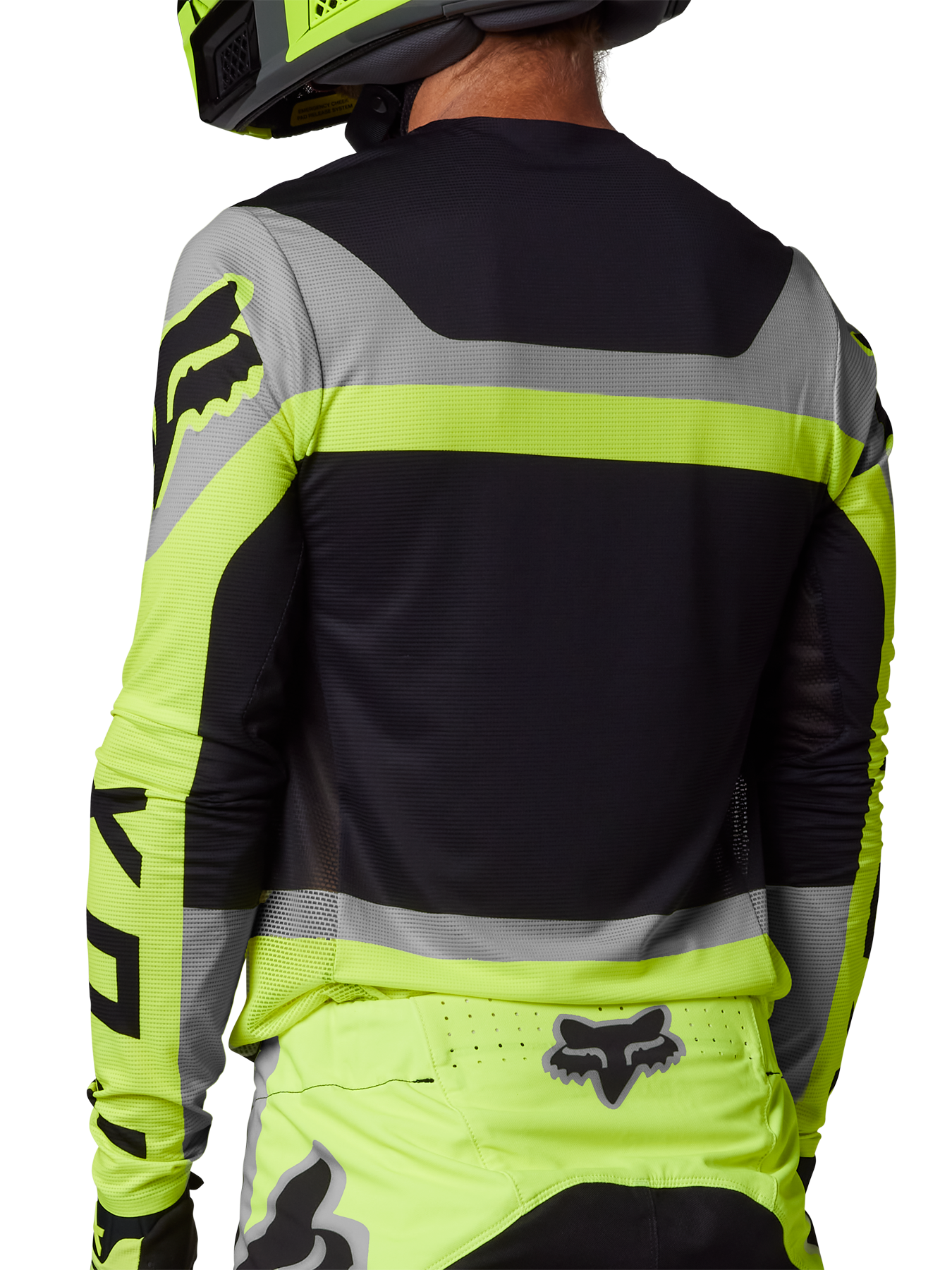 Fox Motocross Jersey Flexair Efekt - Fluo Yellow