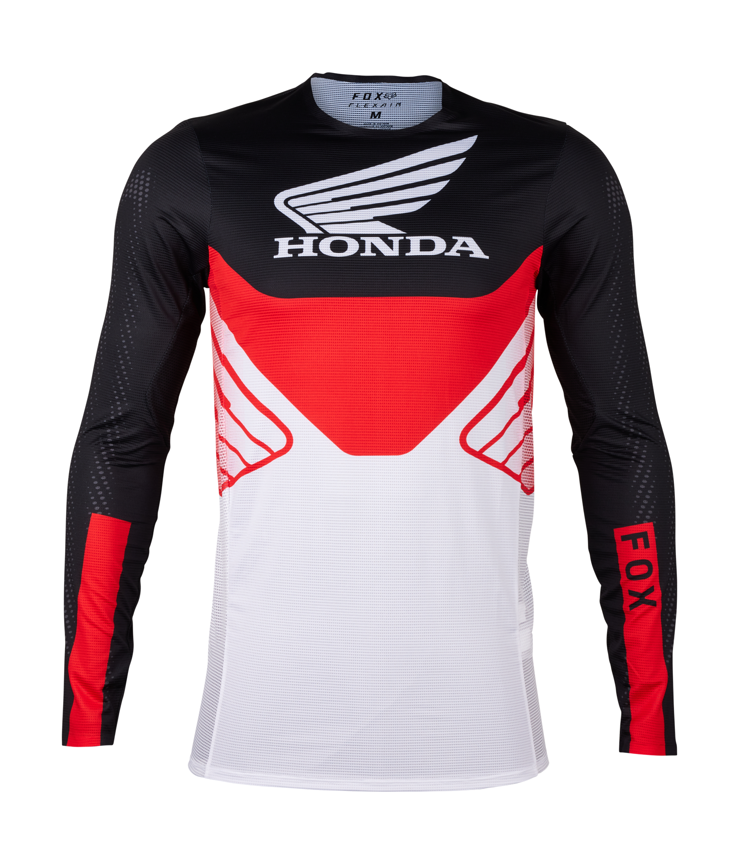 Fox Motocross Jersey Flexair Honda - Black / White