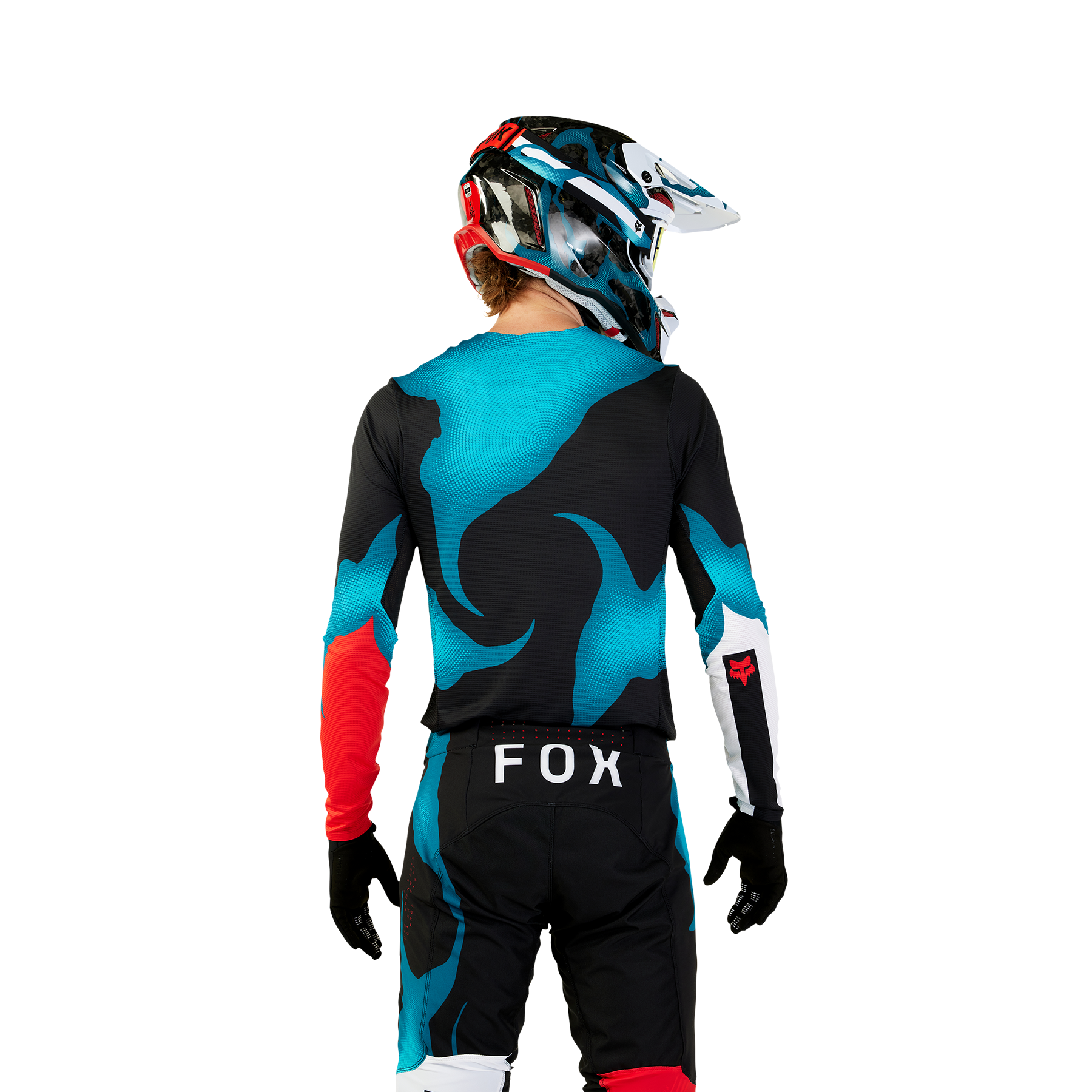 Fox Motocross Jersey Flexair Withered - Black