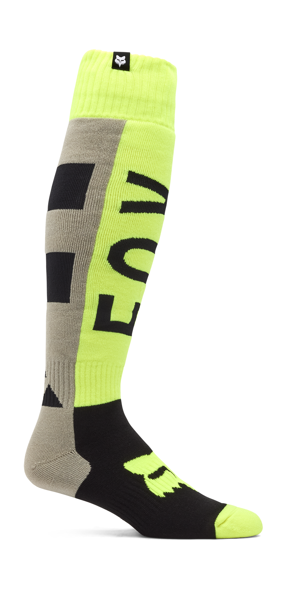 Fox Motocross Socks 180 Collect - Grey / Yellow