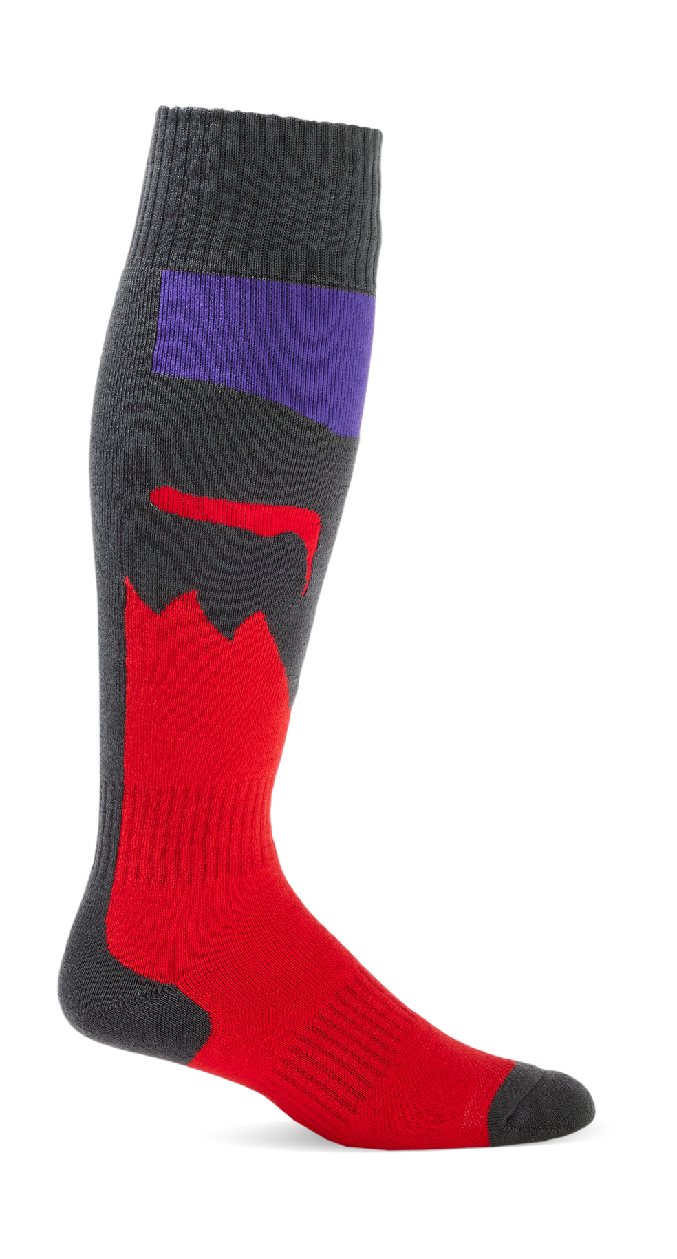 Fox Motocross Socks 180 Flora - Grey / Red