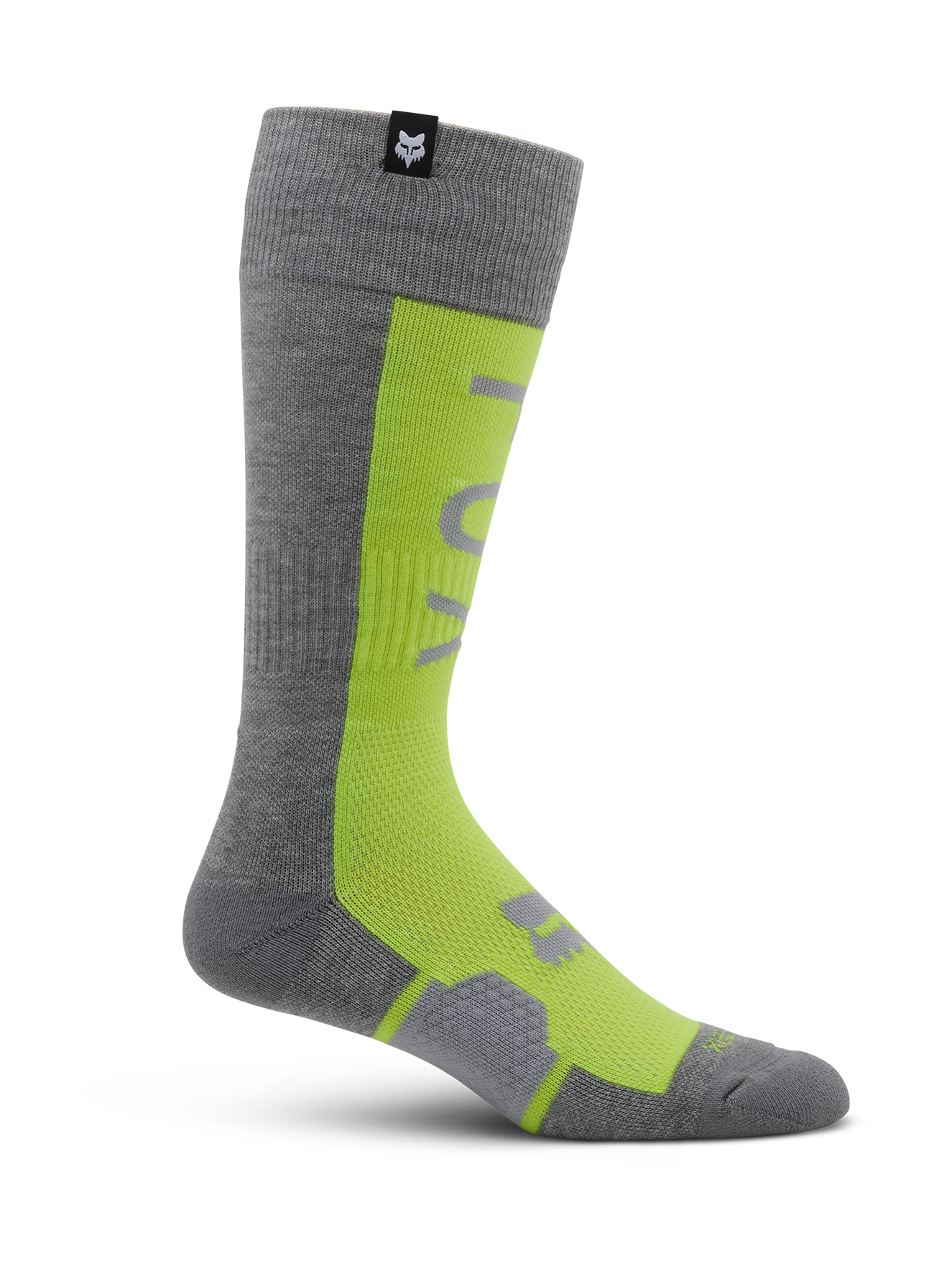 Fox Motocross Socks 360 Divider - Grey / Yellow