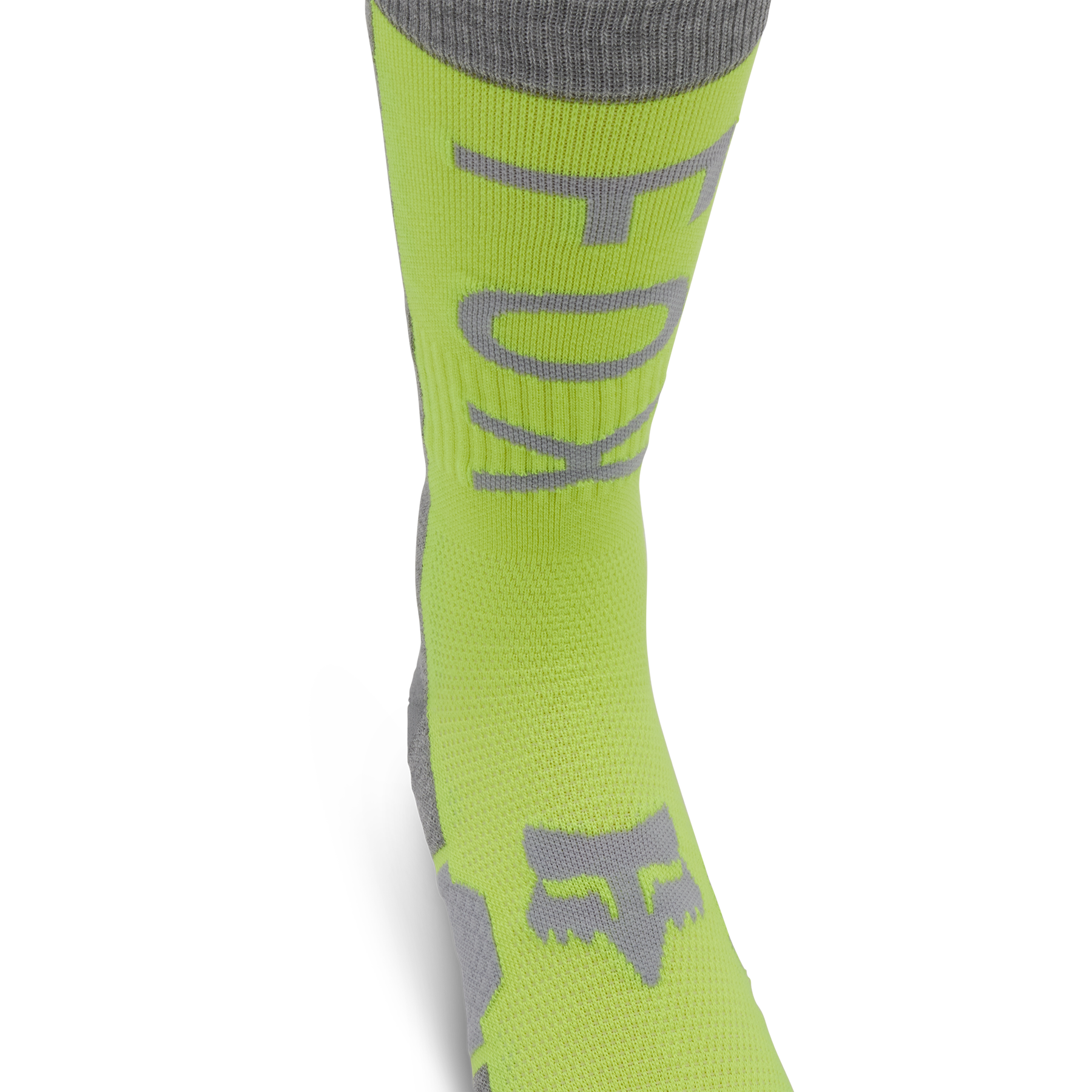 Fox Motocross Socks 360 Divider - Grey / Yellow