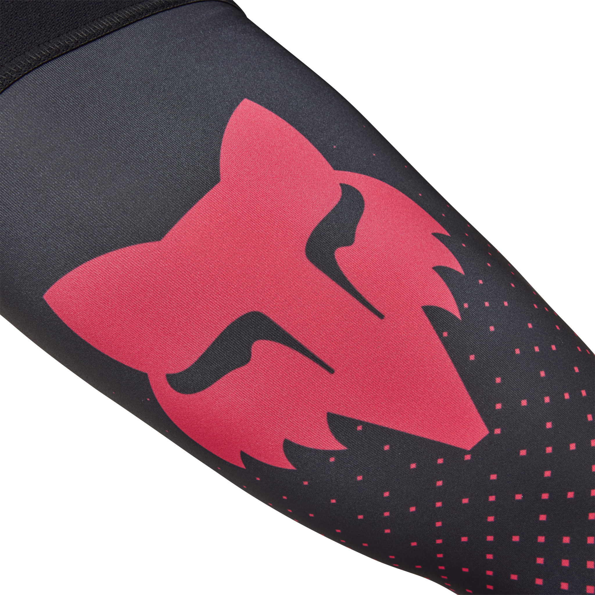 Fox Motocross Socks Long Kneebrace Flexair Fracture - Fluo Red
