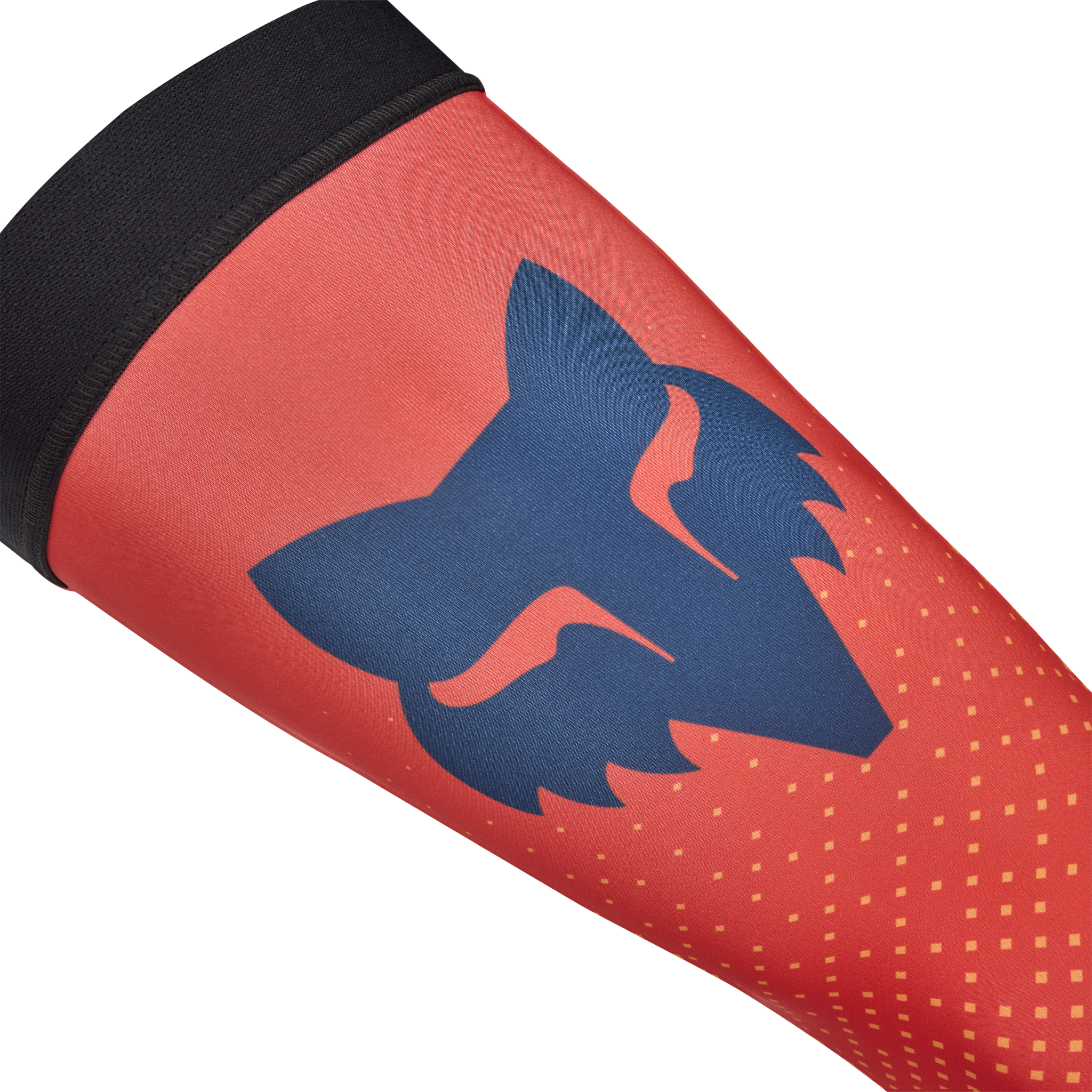 Fox Motocross Socks Long Kneebrace Flexair Fracture - Tangerine